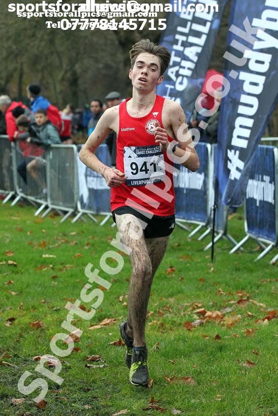 Mens under-20s, 2019 European Cross Country Trials and British Cross Challenge, Sefton Park, Liverpool.  Photo: David T. Hewitson/Sports for All Pics